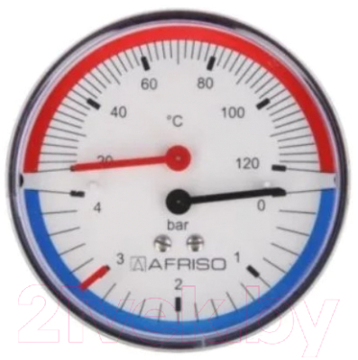 Манометр сантехнический Afriso Радиальный 63338