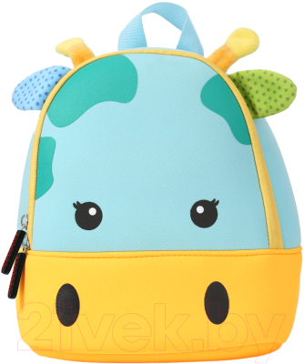 Детский рюкзак Sun Eight Жираф / SE-sp035-02 (голубой/желтый)