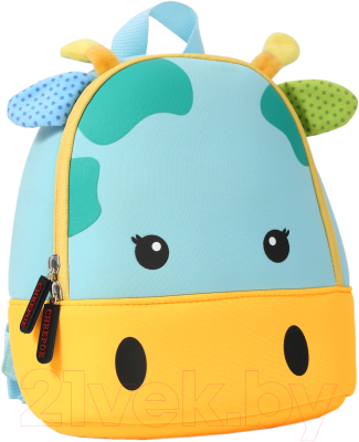 Детский рюкзак Sun Eight Жираф / SE-sp035-02 (голубой/желтый)
