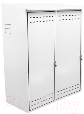 Шкаф для газового баллона КомфортПром 10013074 (белый)