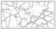 Декор настенный Arthata Карта мира 80x40-V / 001-1 (белый) - 