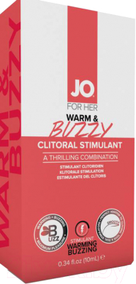 Лубрикант-гель System JO Warm Buzzy Clitoral Gel / JO41216 (10мл)