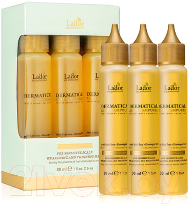 Ампулы для волос La'dor Dermatical Active Ampoule (6x30мл)