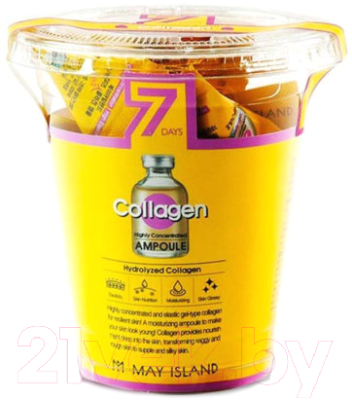 Сыворотка для лица May Island 7 days Collagen Ampoule (12x3г)
