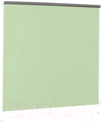 Рулонная штора Brabix Блэкаут 50x175 / 606006 (светло-зеленый/серебристый)