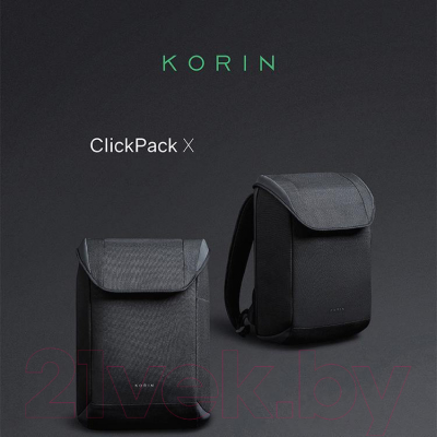 Рюкзак Kingsons Korin Clickpack X / K7-BK-B (черный)