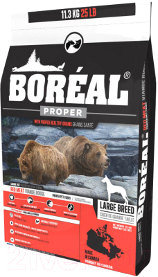 

Корм для собак Boreal, Proper с красным мясом