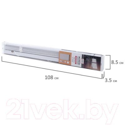 Изображение товара Жалюзи горизонтальные Brabix 100x160 / 606040 (белый)