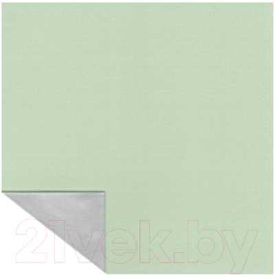 Рулонная штора Brabix Блэкаут 70x175 / 606012 (светло-зеленый/серебристый)
