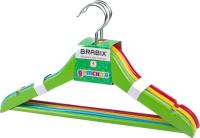 

Набор вешалок-плечиков Brabix, Kids р.36-40 / 601175