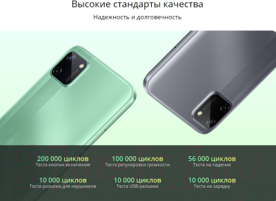 Смартфон Realme C11 2/32GB / RMX2185 (зеленый)