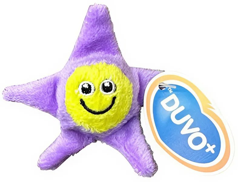 Игрушка для кошек Duvo Plus Звезда плюшевая / 1717100/DV