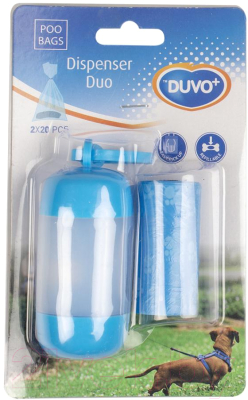Контейнер для уборочных пакетов Duvo Plus 11495/BLUE/DV