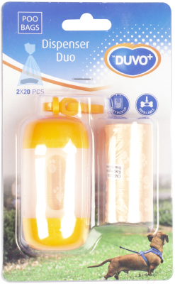 Контейнер для уборочных пакетов Duvo Plus 11495/ORANGE/DV