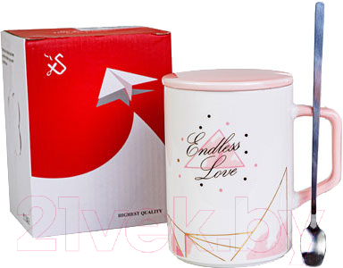 

Кружка с ложкой MONAMI, MUG-244