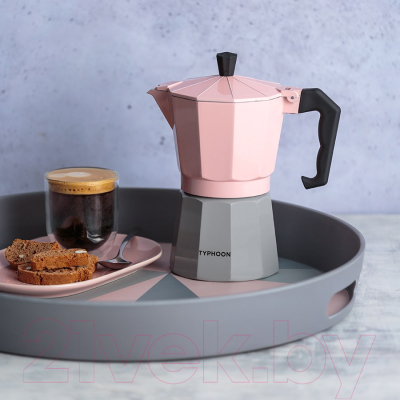 Тарелка закусочная (десертная) Typhoon Cafe Concept / 1401.819V (розовый)