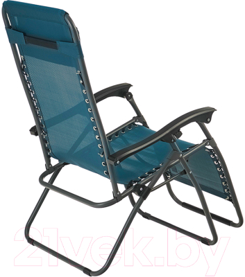 Кресло-шезлонг складное GoGarden Fiesta / 50315 (петроль)