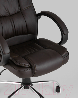 Кресло офисное TopChairs Atlant D-430 (коричневый)