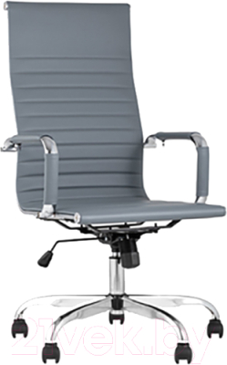 Кресло офисное TopChairs City D-101H (серый)