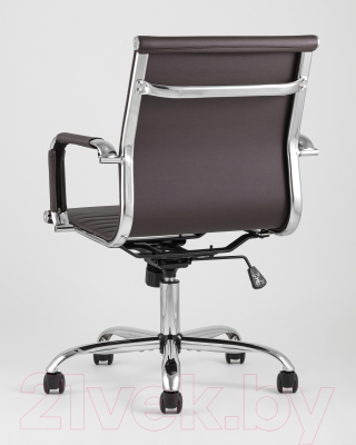 Кресло офисное TopChairs City S D-101 (коричневый)