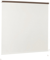 Рулонная штора Brabix Блэкаут 80x175 / 606013 (белый/серебристый) - 