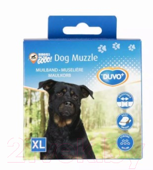 Намордник для собак Duvo Plus Dog Muzzle / 4705136/DV (XL, черный)