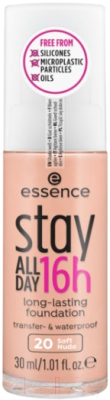 

Тональный крем Essence, Stay All Day 16h Long-Lasting Foundation тон 20