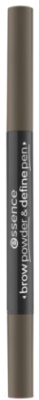 

Карандаш для бровей Essence, Русый (серый/тауп), 2в1 Brow Powder & Define Pen тон 03