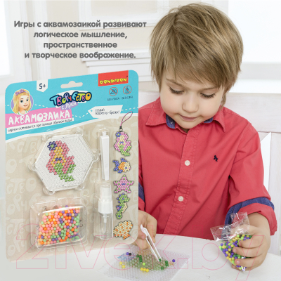 Развивающая игра Bondibon Аквамозаика. Нежные оттенки / ВВ4979