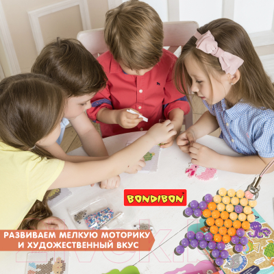 Развивающая игра Bondibon Аквамозаика. Нежные оттенки / ВВ4979