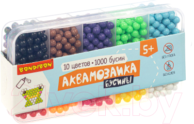 Развивающая игра Bondibon Аквамозаика. Бусины / ВВ4985