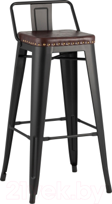 Стул барный Stool Group Tolix Soft / LF630A Matte Black 3474+PU7005