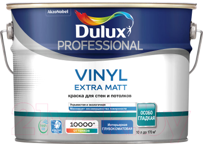 

Краска Dulux, Белый, Trade Vinyl Matt