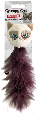 

Игрушка для кошек Rosewood, Сердитый кот с хвостом из перьев / 14203/51353/RW