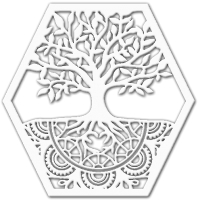 Декор настенный Arthata Древо Мандала 40x40-V / 046-1 (белый) - 