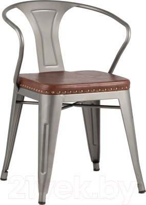 

Стул Stool Group, Tolix Arms Soft с подлокотниками / LF718H Grey 7083+PU7002