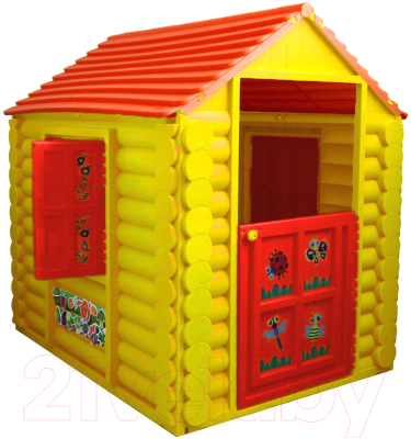 Домик для детской площадки PicnMix Умные липучки / 511 (желтый, красный)