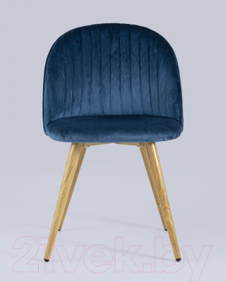 Стул Stool Group Лион Страйпс / DC-69030G HLR-63 (велюр голубой)