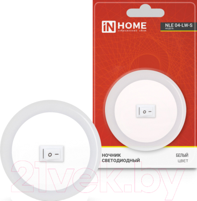 Ночник INhome NLE 04-LW-S / 4690612028804