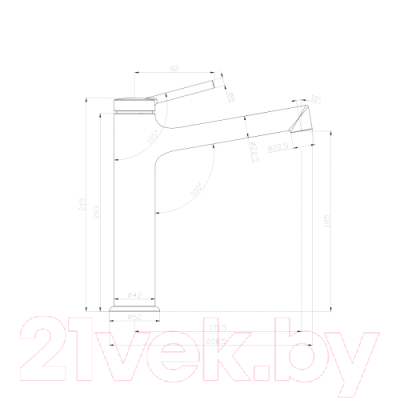 Изображение товара Смеситель LEMARK Minima LM3837C