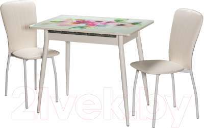 

Обеденная группа Древпром, Алиот М35 со стульями Сиена