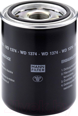 Масляный фильтр Mann-Filter WD1374