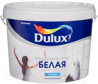 

Краска Dulux, Белый, Для потолков
