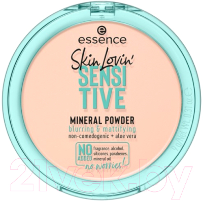 Пудра компактная Essence Skin Lovin' sensitive mineral powder тон 01 (9г)