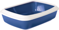 Туалет-лоток Savic Iriz 42 / 02630WCB (белый/синий) - 