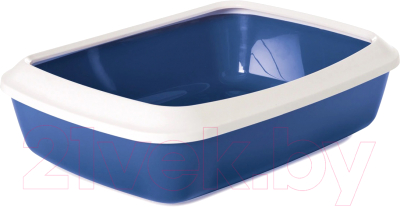 Туалет-лоток Savic Iriz 42 / 02630WCB (белый/синий)