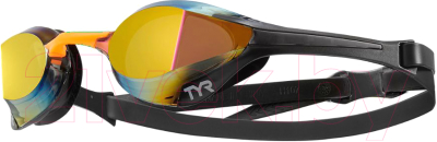 Очки для плавания TYR Tracer-X Elite Racing Mirrored / LGTRXELM/756 (золото/оранжевый)