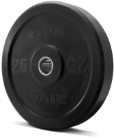 Диск для штанги Ziva Pro FЕ / ZFT-BPRB-0681 (25кг, серый) - 