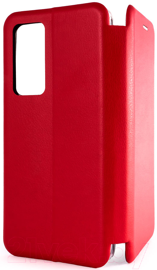 Чехол-книжка Case Magnetic Flip для Huawei P40 (красный) — фото 2