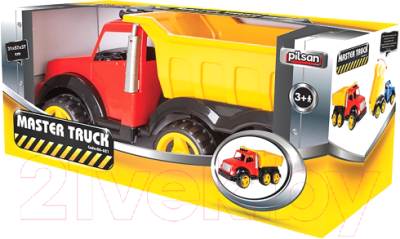 Самосвал игрушечный Pilsan Master Truck / 06621 (красный)